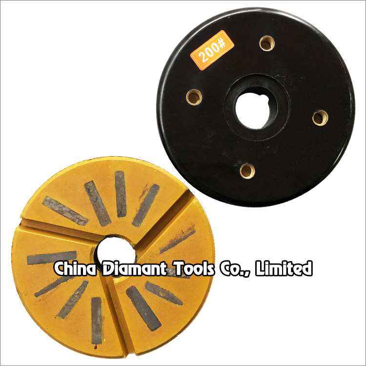 Diamond polishing discs for stone granite marble slabs - metal bond & resin filled