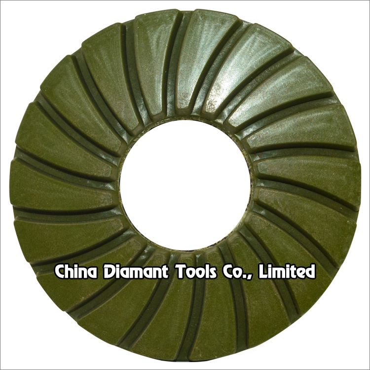 4 inch 100mm diamond floor polishing pads - resin bond wet or dry use