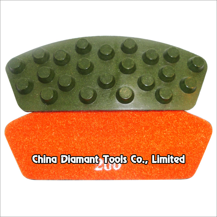 Diamond floor polishing pads for stone - Banana shape, wet use