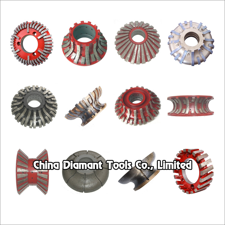 CNC diamond profiling wheels grinding wheels for granite